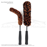 Bendable Wheel Woolie (1pc) Adjustable Metal Free Microfiber Wheel Barrel Brush Rim Brush Rim Cleane