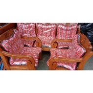 BamBoo Sala Set 6legged Mahogany Wood Rocking or Butaka steady SALA SET ELEGANT WITH FOAM