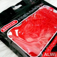 100PCS UMPAN PANCING MAINAN CACING LAUT MERAH