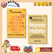How To Win Friends and Influence People's Book, New Edition & Atomic Habits Gold Edition 100% Origin