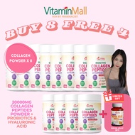 ️ LIVESTREAM DEAL ️ BUY 8 FREE 4 + FREE UMBRELLA 8 x Unflavored Collagen Peptides Powder 20000mg - 2