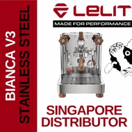 V3 LELIT Bianca PL162T Double Boiler Coffee Espresso Machine for Home or Cafe Barista