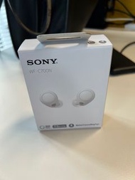 Sony藍牙耳機 WF-C700N (白色）