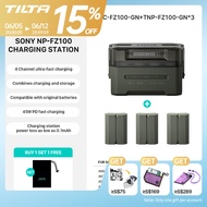 TILTA 4 Channel Sony Camera Battery Charger Case 2400mAh NP-FZ100 Battery Charger NP-W235 / DMW-BLK2