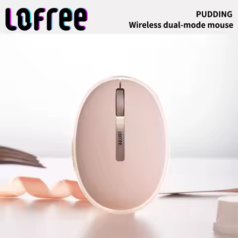 Lofree liquid foundation pudding dual-mode wireless Bluetooth mouse girls office computer iPad charg