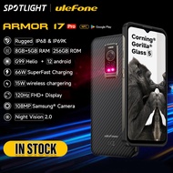 【Genuine and new】Ulefone Armor 17 Pro Rugged Smartphone Night Vision Helio G99 8GB 256GB Mobile Phones 120Hz 108MP Android 12 NFC