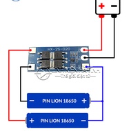 18650 2S 7.4V-8.4V 20A Li-ion battery charging protection circuit HX-2S-D20