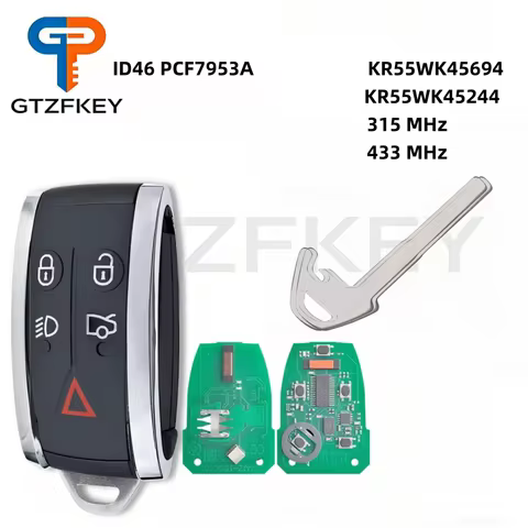 Proximity Car Remote Control Key for Jaguar XF XK XK8 XJ8 XFR XKR 2006-2013 with Great ID46 PCF7953A