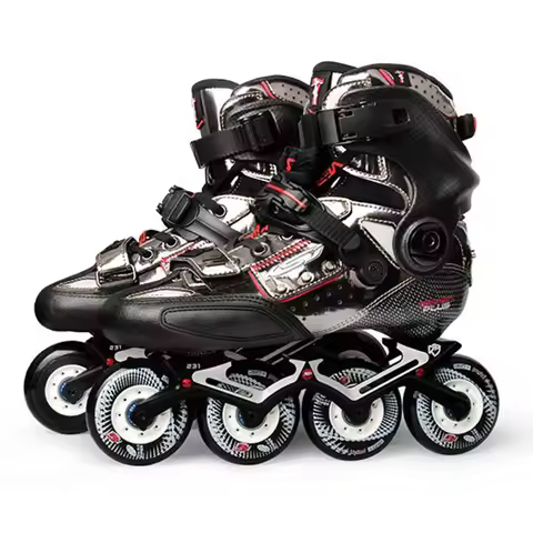 100% Original SEBA KSJ Shadow Professional Slalom Inline Skates Carbon Fiber Roller Skating Shoes Sl