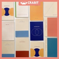 Crabit 80-page sewing notebook with dot grid cornell whiteline 100gsm math notebook
