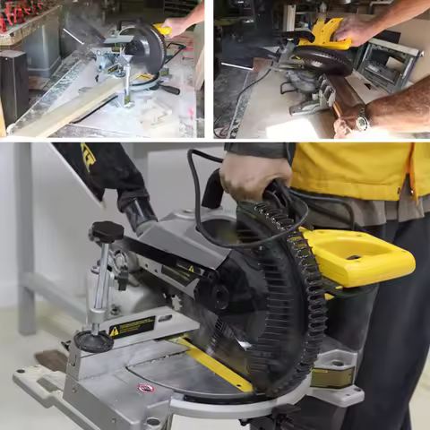 DW713(250mm) Miter Saw Aluminum Cutting Machine Woodworking Electric Circular Saw Bracket Workbench 