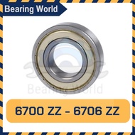 6700 ZZ 6701 6702 6703 6704 6705 6706 Ball Bearing Steel Cover Deep Groove Bearings