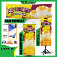 Bunting Banner produk / perkhidmatan anda  High quality printing - BT 55