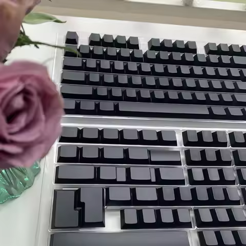 130+ Keys Blank Keycaps PBT Keycaps DIY Chreey 61/64/68/71/78/87/100/104/108 ANSI Thick for Switches