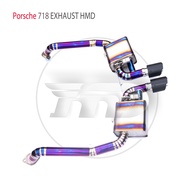 HMD Titanium Alloy Exhaust System Performance Catback is Suitable For Porsche 718 Cayman Boxster Aut