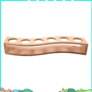 Shot Glass Holder Set-1Oz/30Ml Shot Glass Set Bamboo Shot Glass Holder, 6Pcs Shot Glass Set, Perfect