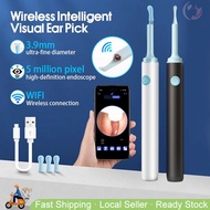 🇸🇬 Upgrade Earwax Removal Cleaner 3.5mm Ear Camera with 6 LED Lights Visual Ear Cleaner 1080P FHD