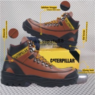 Men's Safety Shoes Original Caterpillar High Boots Safety Shoes Field Work Project Working Septi Iron Toe Tracking Touring Hiking Outdor