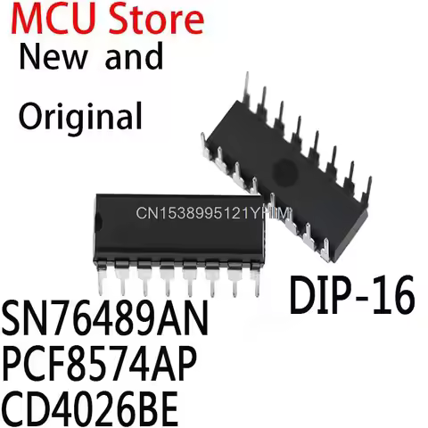 10PCS DIP16 SN76489 DIP-16 SN76489N DIP PCF8574P PCF8574 8574 CD4026 HEF4026BP HCF4026BE IC SN76489A