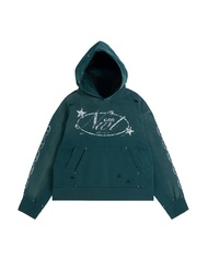 44TEES 41 Green Faded เสื้อฮูดดี้