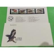 1996 pp presentation pack birds of prey burung pemangsa pek cenderamata setem stamp Malaysia