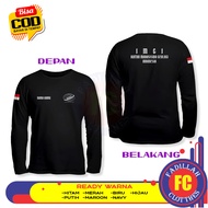 IMGI Indonesian Geology Student Association T-shirt Free Your Name DB Long Sleeve Distro T-shirt