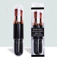 Ready Stock Two-in-One Makeup Brush Beauty Tool Double-Headed Foundation Brush Loose Powder Brush No