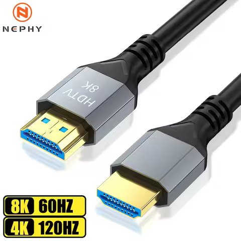 Male To Male HDMI 2.1 Video Cable For TV PS4 Xbox PC HDR HDCP eARC 1/2/3/5/8/10 M 15ft 25ft Quality 