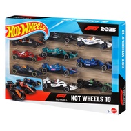 [NEW ARRIVAL] Hot Wheels Race Car F1 10 Pack Die Cast Toy Cars Set Fomula 1 (JMM24)r