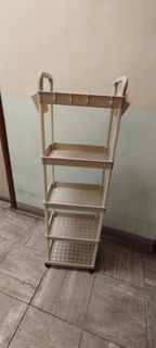 Rolling Storage Cart with 4 Shelves