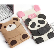 IPad protective case, tablet case, shock-absorbing inner liner, cute and cuipad保护套平板电脑包减震内胆包可爱萌小熊创意卡通加厚毛毡1228s