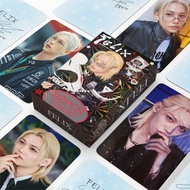 Kpop STRAYKIDS Album FELIX Photocard Lomo Postcard 60pcs Card + 32pcs Sticker