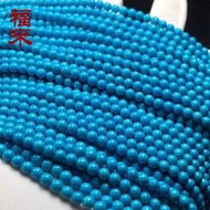 雲福收藏屋 綠松石高瓷藍天然原礦108手串項璉多圈老型圓珠男女手鍊手串配飾