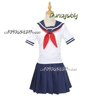 ชุดเดรสวิกผมจำลอง Ayano Ryoba Aishi JK ชุดนักเรียนอนิเมะฤดูร้อนชุดคอสเพลย์แกล้งคอสตูมและปาร์ตี้