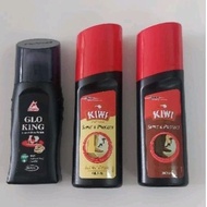 KIWI And YUPPIES GLO KING Shine &amp; Protect Leather Shoe Bag Polish Wax Barang Kulit, Kasut