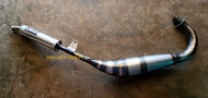 SUZUKI RGSPORT RGV120 SENAPANG OPEN RACING CHAMBER EXHAUST PIPE ON EKZOS RACING RGS RG SPORT RGV 120