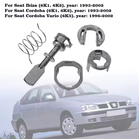 SFRONT LEFT RIGHT DOOR LOCK BARREL REPAIR KIT for SEAT CORDOBA IBIZA 6K1 CORDOBA 6K2 6K5 6K1 6K38372
