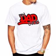 Letters Best Dad Ever Printed T Shirt Mens Tshirts Summer Top xs-3xl 