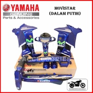 [DALAM PUTIH !!!] YAMAHA Y125 Y125ZR 125ZR COVERSET COVER SET BODY COVER BIRU MOVISTAR / MOVISTAR BL