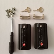 Luggage 065c Small Long Lock Suitcase Three Holes Four Holes Daquan 1.9 Combination Lock 2.4 Luggage
