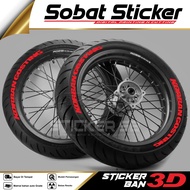 Stiker Tire Bomb / Stiker Font Ban Motor / sticker 3D Ban / Sticker Free Custom Vol 4