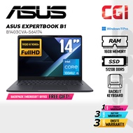 Asus 14" Expertbook B1 B1403CVA Intel i5-1334U 16GB 512GB FHD Win11Pro 3Y Onsite - B1403CVA-S64174