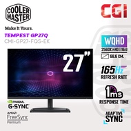 CoolerMaster 27" Tempest GP27Q QuantumDotMini LED IPS QHD HDR1000AdaptiveSync 165Hz 1ms HALORing Erg
