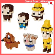 Kawada Nano Block Mini Nano Series (BOX) - 1 Box = 6 Pieces, Total of 6 Varieties