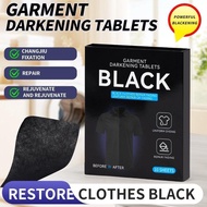MAELOVE2 Black Fabric Dye Tablets All Purpose Dye Sheets Intensive Darkening Formula Safe Easy C9p5