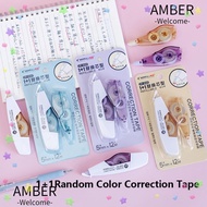 AMBER Dot Glue Tape, Double-sided Portable Correction Tape, Journal DIY Altered Tool Paper Tape Kawa