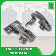 Engsel corner 90 derajat slow motion FGV (per pcs)