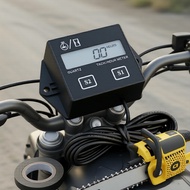 Digital RPM Counter Tach Hour Meter Gauge Waterproof for Engine Motor Meter RPM Digital Tahan Air un