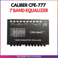 Caliber Car Pre Amp 7 Band Parametric Equalizer Audio Kereta Murah Subwoofer Output Proton Perodua U