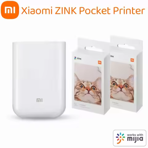 Xiaomi ZINK Pocket Printer AR Photo Video DIY Bluetooth Inkless 3-inch Portable Share Smart Printer 
